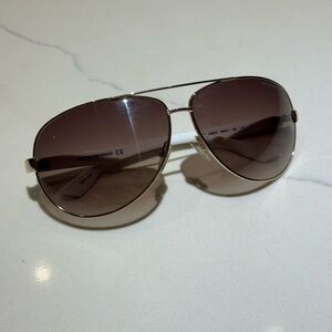 Emporio Armani Brown Aviator Sunglasses